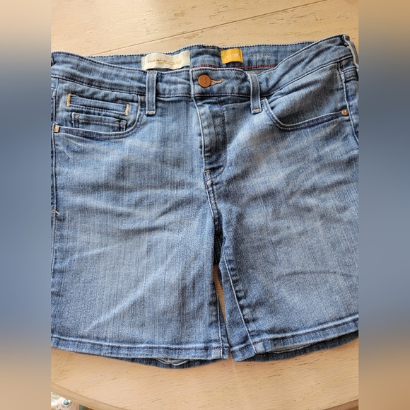Pilcro and the Letterpress (Anthropologie) Jean shorts - Picture 1 of 12